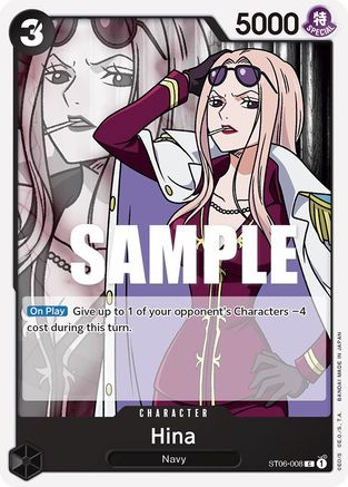 Hina (ST06-008) [Starter Deck 6: Absolute Justice] One Piece Single Bandai