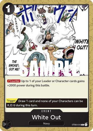 White Out (ST06-016) [Starter Deck 6: Absolute Justice] One Piece Single Bandai