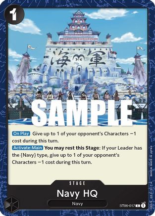 Navy HQ (ST06-017) [Starter Deck 6: Absolute Justice] One Piece Single Bandai