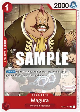 Magura (OP02-016) [Paramount War] One Piece Single Bandai