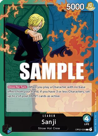 Sanji (OP02-026) [Paramount War] One Piece Single Bandai