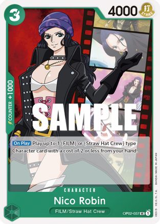 Nico Robin (OP02-037) [Paramount War] One Piece Single Bandai