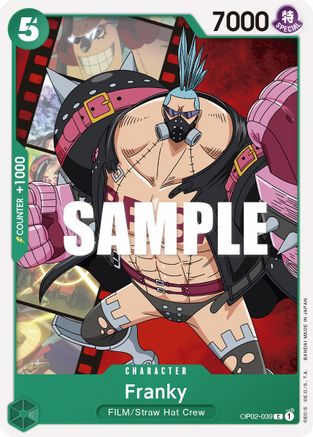 Franky (OP02-039) [Paramount War] One Piece Single Bandai