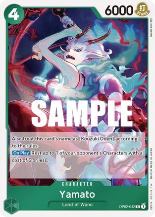 Yamato (OP02-042) [Paramount War] Foil One Piece Single Bandai