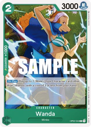 Wanda (OP02-044) [Paramount War] One Piece Single Bandai