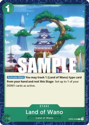 Land of Wano (OP02-048) [Paramount War] One Piece Single Bandai