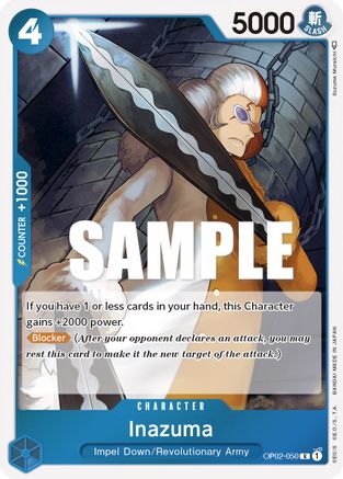 Inazuma (OP02-050) [Paramount War] Foil One Piece Single Bandai