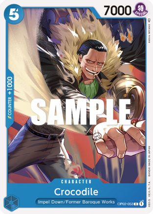 Crocodile (OP02-053) [Paramount War] One Piece Single Bandai