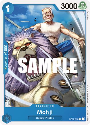Mohji (OP02-060) [Paramount War] One Piece Single Bandai