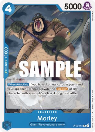 Morley (OP02-061) [Paramount War] One Piece Single Bandai