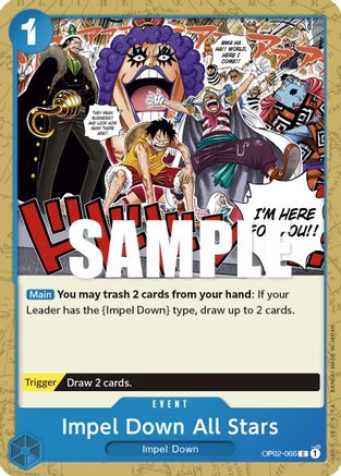 Impel Down All Stars (OP02-066) [Paramount War] One Piece Single Bandai