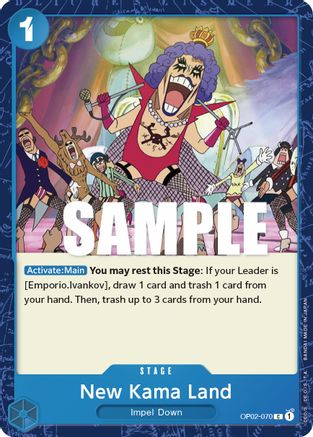 New Kama Land (OP02-070) [Paramount War] One Piece Single Bandai
