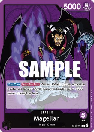 Magellan (071) (OP02-071) [Paramount War] One Piece Single Bandai