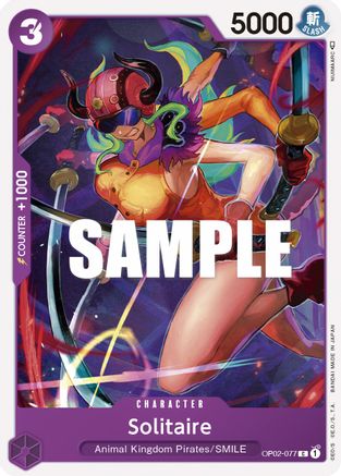 Solitaire (OP02-077) [Paramount War] One Piece Single Bandai