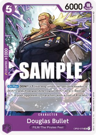 Douglas Bullet (OP02-079) [Paramount War] One Piece Single Bandai