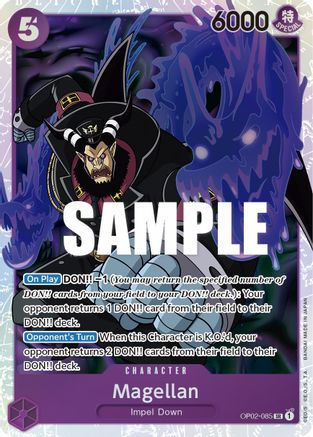 Magellan (085) (OP02-085) [Paramount War] Foil One Piece Single Bandai