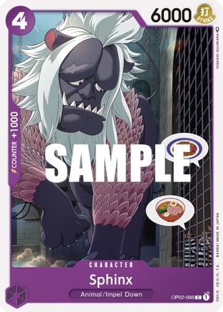 Sphinx (OP02-088) [Paramount War] One Piece Single Bandai