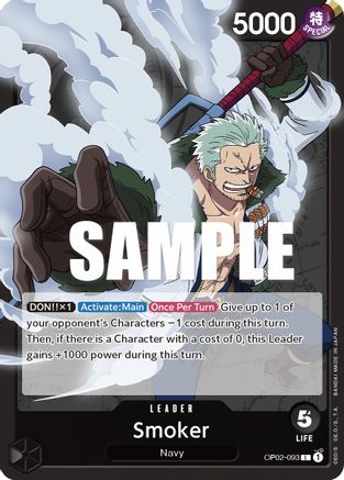 Smoker (093) (OP02-093) [Paramount War] One Piece Single Bandai