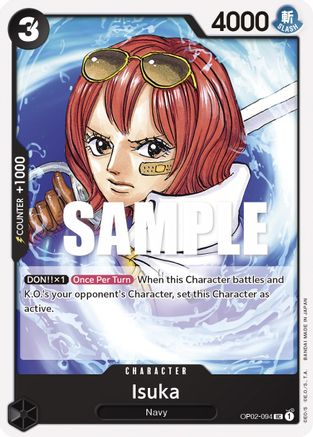 Isuka (OP02-094) [Paramount War] One Piece Single Bandai