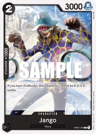 Jango (OP02-100) [Paramount War] One Piece Single Bandai