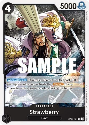 Strawberry (OP02-101) [Paramount War] One Piece Single Bandai