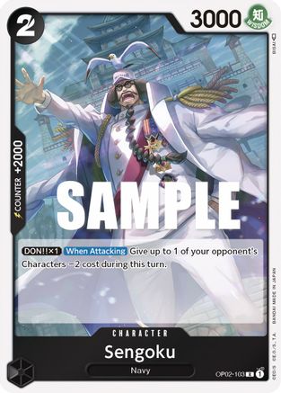 Sengoku (OP02-103) [Paramount War] Foil One Piece Single Bandai