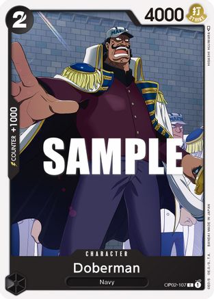 Doberman (OP02-107) [Paramount War] One Piece Single Bandai