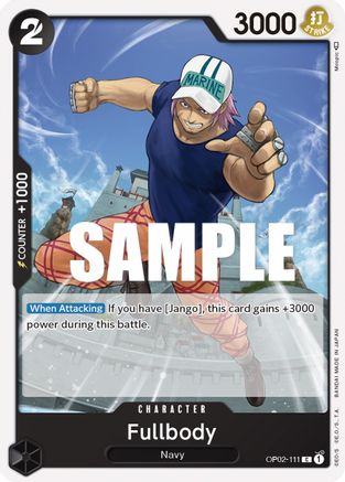 Fullbody (OP02-111) [Paramount War] One Piece Single Bandai