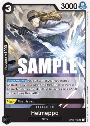 Helmeppo (OP02-113) [Paramount War] One Piece Single Bandai