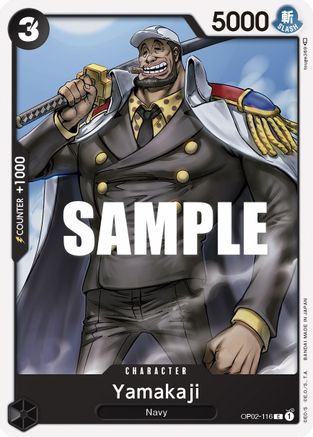 Yamakaji (OP02-116) [Paramount War] One Piece Single Bandai