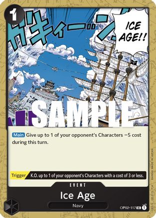Ice Age (OP02-117) [Paramount War] One Piece Single Bandai