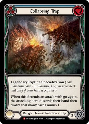 Collapsing Trap [OUT103] (Outsiders) Flesh And Blood Single Flesh And Blood   