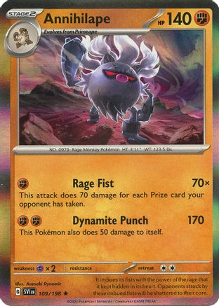 Annihilape (109) Holofoil [SV: Base Set] Pokemon Single Pokémon
