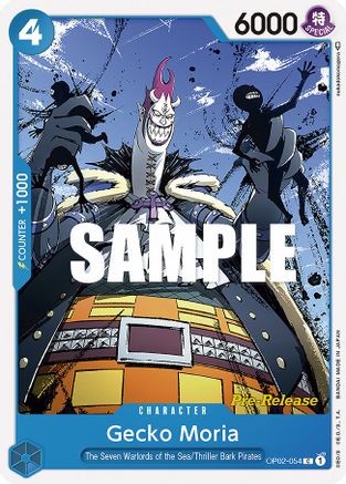 Gecko Moria (OP02-054) [Paramount War Pre-Release Cards] One Piece Single Bandai