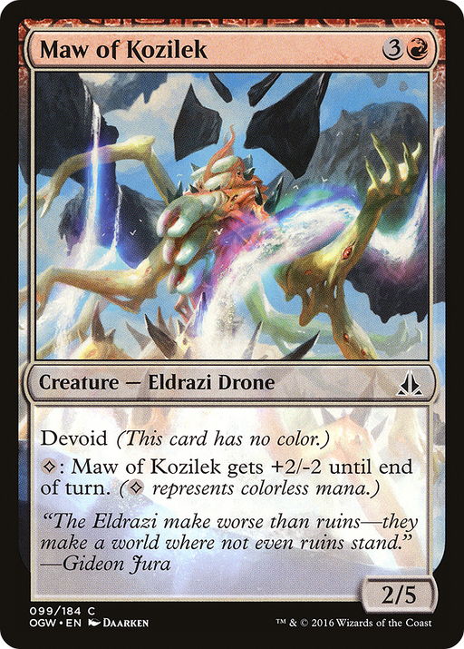 Maw of Kozilek (OGW-099) [Oath of the Gatewatch] MTG Single Wizards of the Coast
