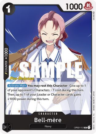 Bell-mere (OP02-112) [Paramount War Pre-Release Cards] One Piece Single Bandai