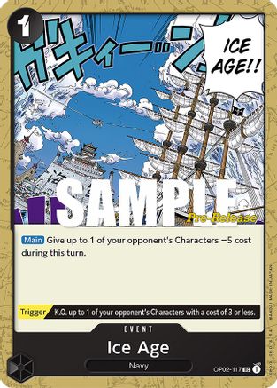 Ice Age (OP02-117) [Paramount War Pre-Release Cards] One Piece Single Bandai