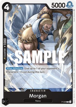Morgan (Pirates Party Vol. 2) (P-026) [One Piece Promotion Cards] One Piece Single Bandai