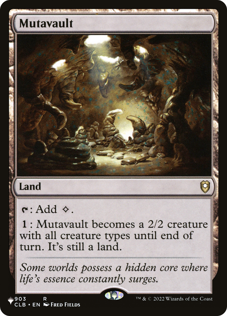 Mutavault (CLB) (LIST-903) [Mystery Booster] The List Reprints MTG Single Wizards of the Coast