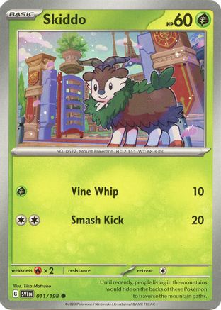 Skiddo (11) [SV: Base Set] Pokemon Single Pokémon