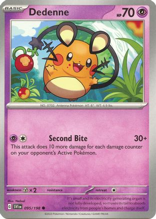 Dedenne - 095/198 Reverse Holofoil [SV: Base Set] Pokemon Single Pokémon