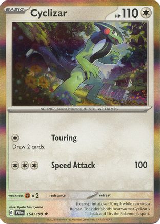 Cyclizar - 164/198 Reverse Holofoil [SV: Base Set] Pokemon Single Pokémon