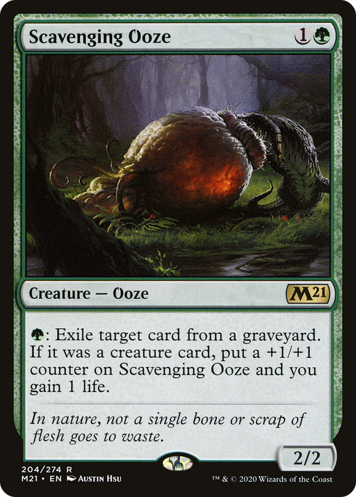 Scavenging Ooze (M21-204) [Core Set 2021] MTG Single Wizards of the Coast