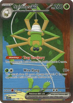 Spidops ex - 243/198 Holofoil [SV: Base Set] Pokemon Single Pokémon