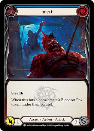 Infect (Blue) [OUT026] (Outsiders) Flesh And Blood Single Flesh And Blood   