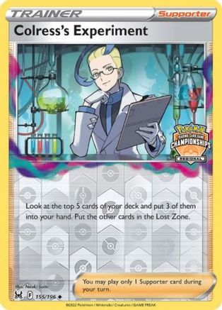 Colress's Experiment (Regional Championships) () Reverse Holofoil [Promos: League & Championship Cards] Pokemon Single Pokémon