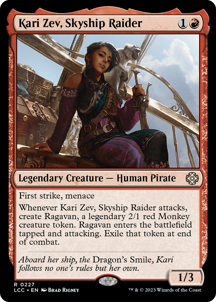 Kari Zev, Skyship Raider (LCC-227) [The Lost Caverns of Ixalan Commander] MTG Single Wizards of the Coast