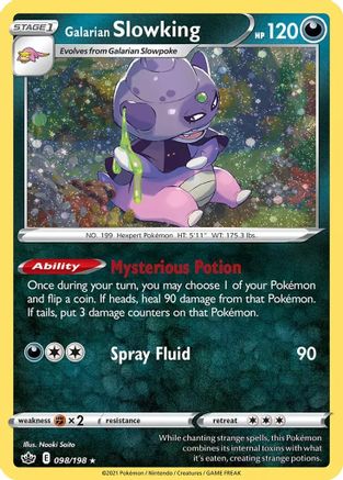 Galarian Slowking (Cosmos Holo) (98) Holofoil [Misc: Cards & Products] Pokemon Single Pokémon