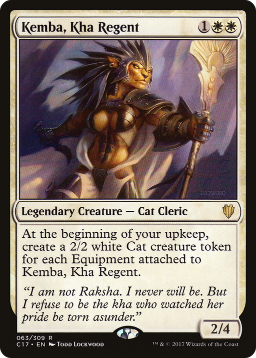 Kemba, Kha Regent (C17-063) [Commander 2017] MTG Single Wizards of the Coast