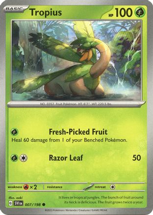 Tropius (7) [SV: Base Set] Pokemon Single Pokémon